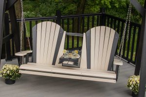 5' Adirondack Settee Porch Swing with Chain