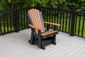 Curve Seat Adirondack Glider 2'