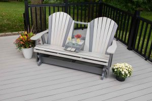 Adirondack Glider Settee 5'