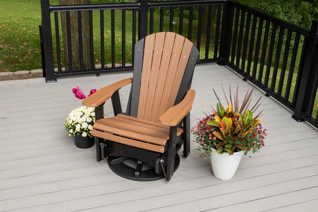 Adirondack Swivel Glider 2'