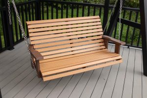 4' Roll Back Patio Swing with Chain