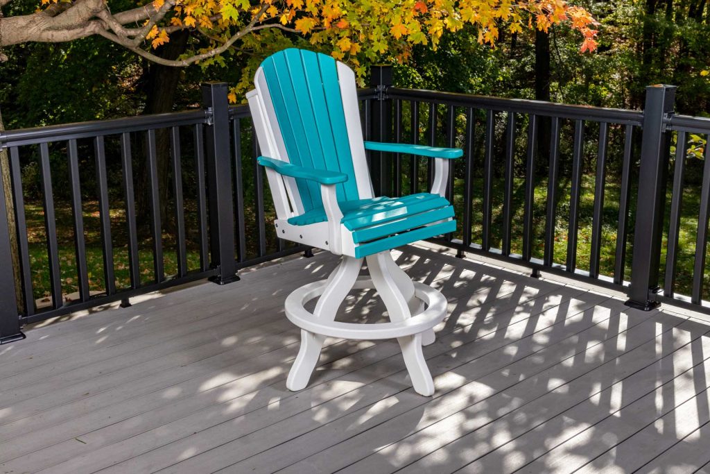 Adirondack Poly Chair, Bar Height, Swivel