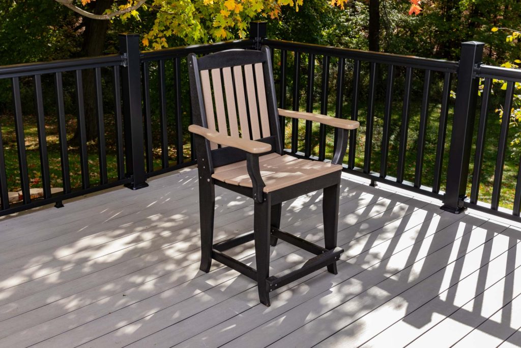 Mission Poly Arm Chair, Counter Height, 20