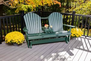 Adirondack Poly Glider Settee 5'
