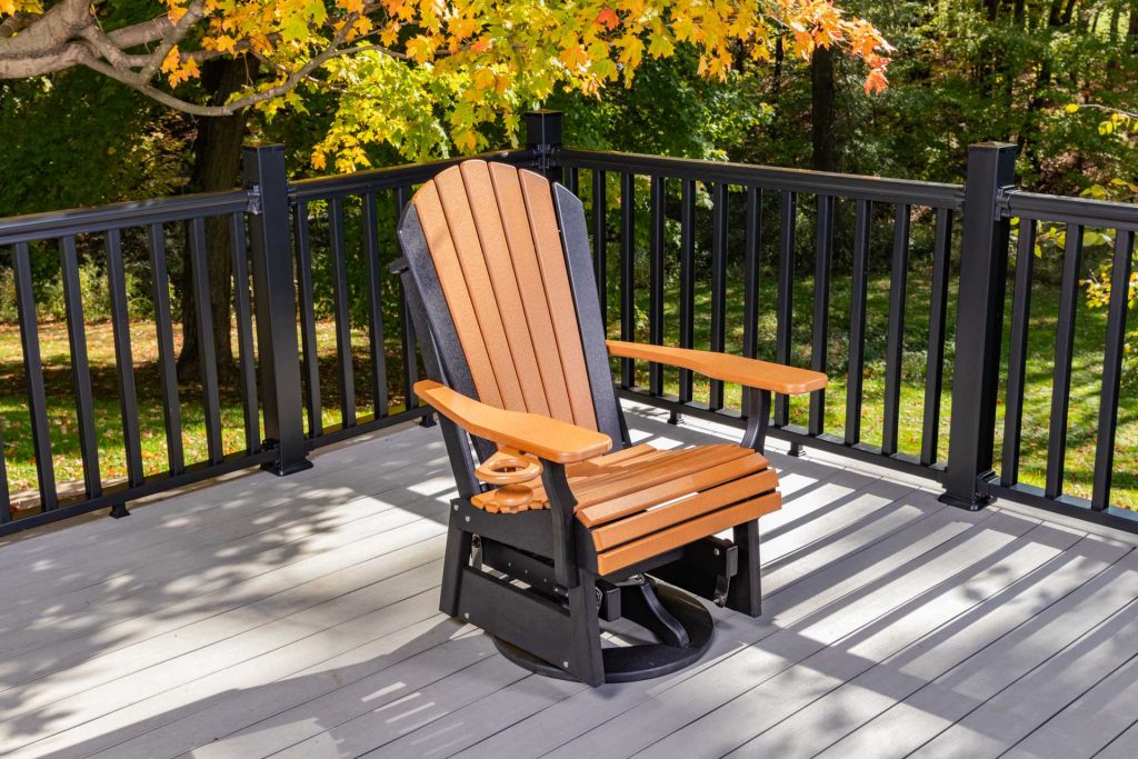 2' Adirondack Swivel HDPE Glider