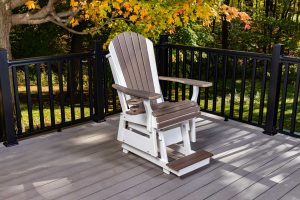 Adirondack Glider Chair, Counter Height 2'