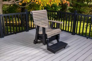 Roll Back Glider, Counter Height 2'