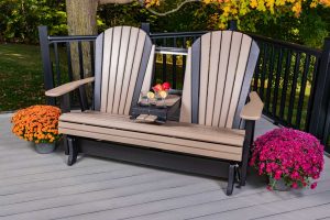 Adirondack Glider Settee 5'