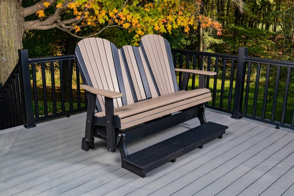 Adirondack Glider, Settee, Counter Height 5'