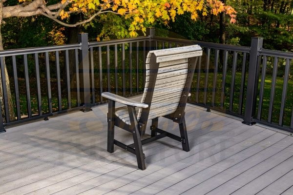 7-Piece Roll Back Rectangle Table Set, Dining Height