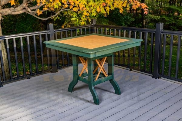 5-Piece Mission Square Table Set, Dining Height