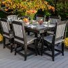 7-Piece Mission Rectangle Table Set, Counter Height