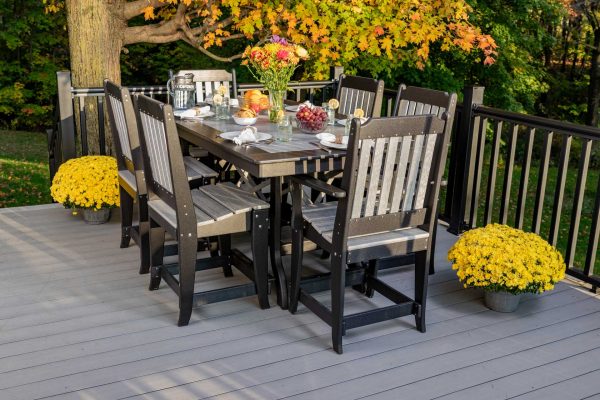 7-Piece Mission Rectangle Table Set, Counter Height