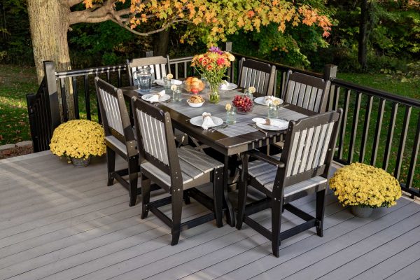 7-Piece Mission Rectangle Table Set, Counter Height