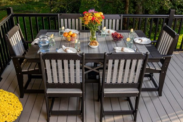 7-Piece Mission Rectangle Table Set, Counter Height
